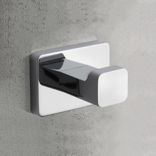 Bathroom Hook, Modern, Chrome Nameeks NCB20